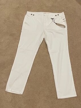 VINCE. NWT Rover Ankle Trouser Pants White Size 32 Original $195